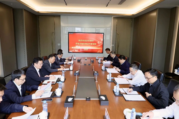 丁顺生到双胞胎集团走访调研